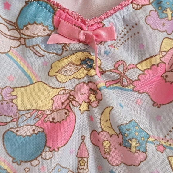 Dolls Kill x Hello Kitty Little Twin Stars Crop Top Size 2X - Picture 4 of 10